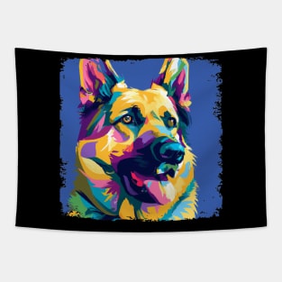 German Shepherd Dog Pop Art - Dog Lover Gifts Tapestry