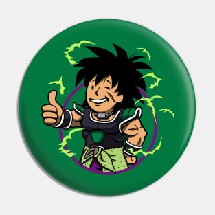 Legendary Alien Warrior Anime Manga Parody Mashup Pin