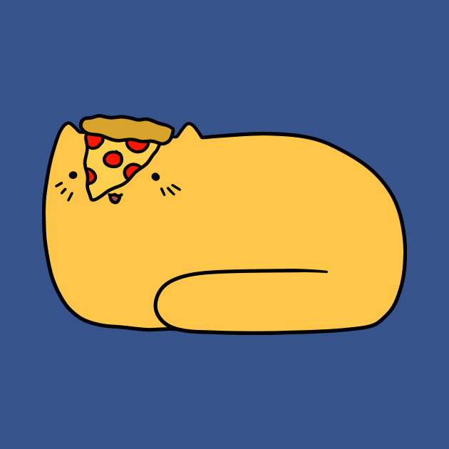 Discover Pizza Cat - Cat - T-Shirt