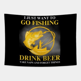 Go fishing Tapestry