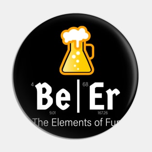 Funny Chemistry Beer Shirt Pin