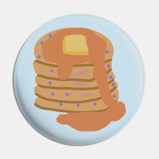 Blueberry Buttered Pancakes Pin