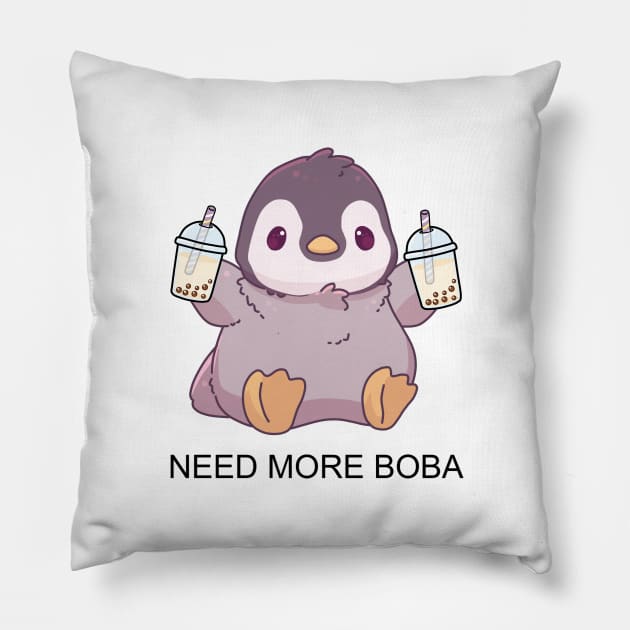 Boba Pengu! Pillow by SirBobalot