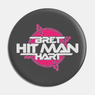 Bret Hart Hitman Logoo Pin