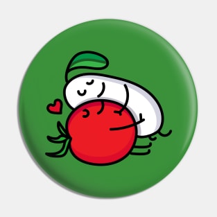 Tomato and mozzarella pair Pin