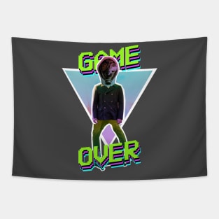 Game Over Toxic Gamer Tapestry