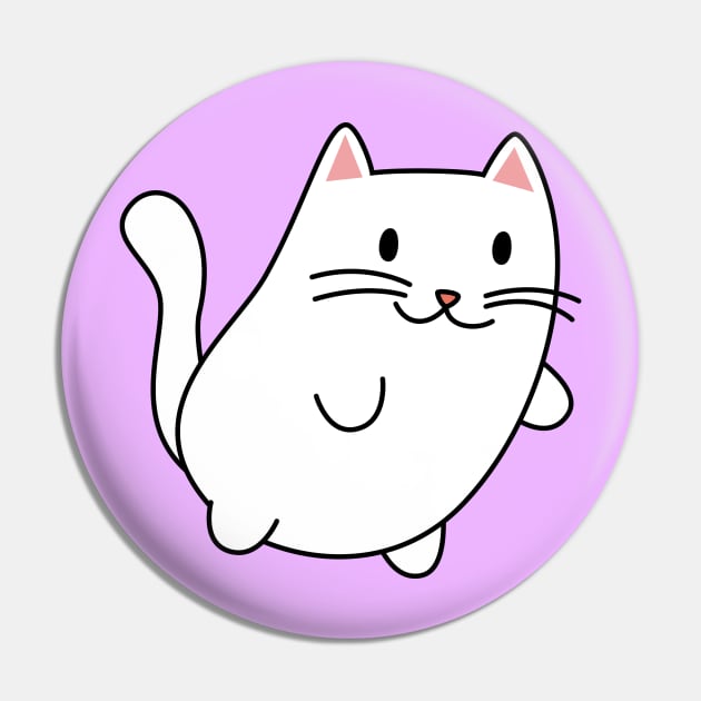 Cute Cat Doodle Pin by mahchan