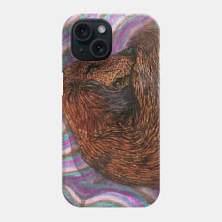 Snooze - Dachshund Weiner dog having a nap Phone Case