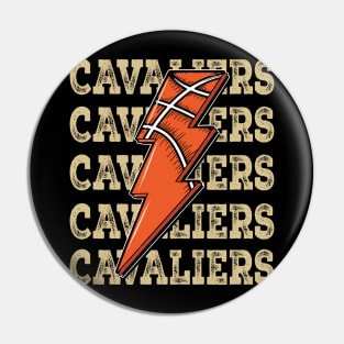 Funny Sports Cavaliers Proud Name Basketball Classic Pin