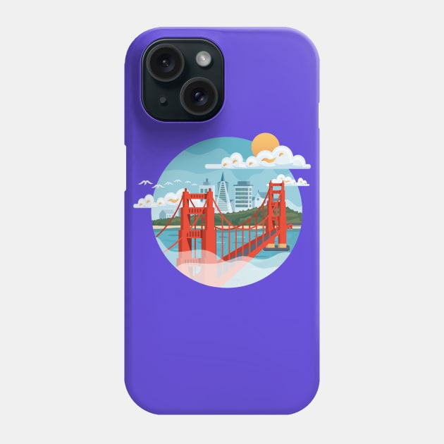 San Francisco Phone Case by zachroszczewski