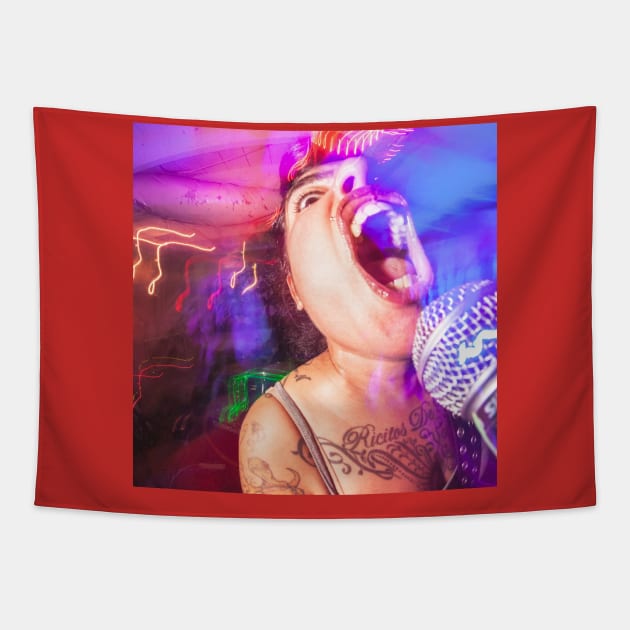 Scream Therapy Cristy C. Road Tapestry by Scream Therapy