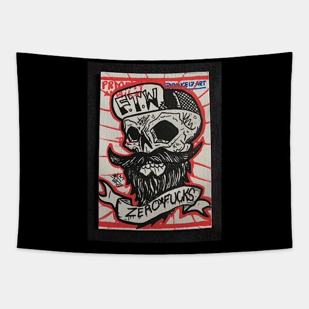 Skull Tapestry by Bruce13customz