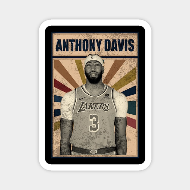 Los Angeles Lakers Anthony Davis Magnet by RobinaultCoils