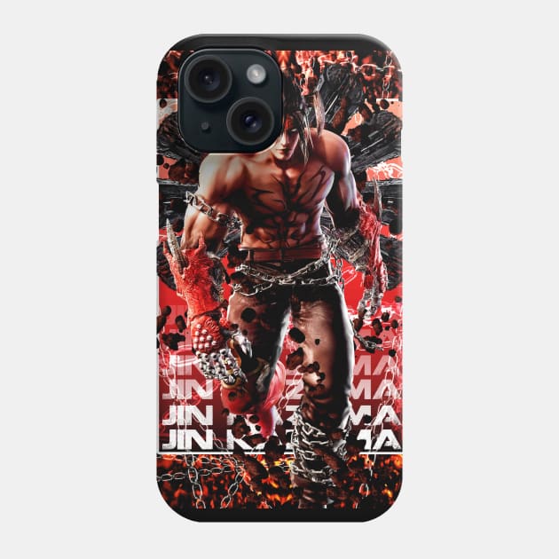 Tekken Jin Kazama Phone Case by syanart