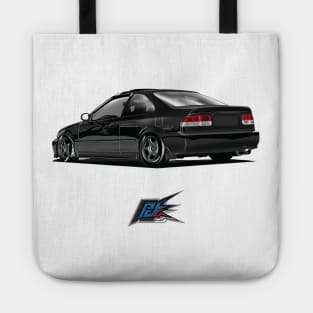 honda civic sedan black Tote