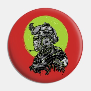 Skull Solider Pin