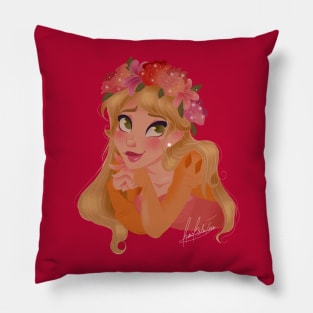 Flower Crown princess Pillow
