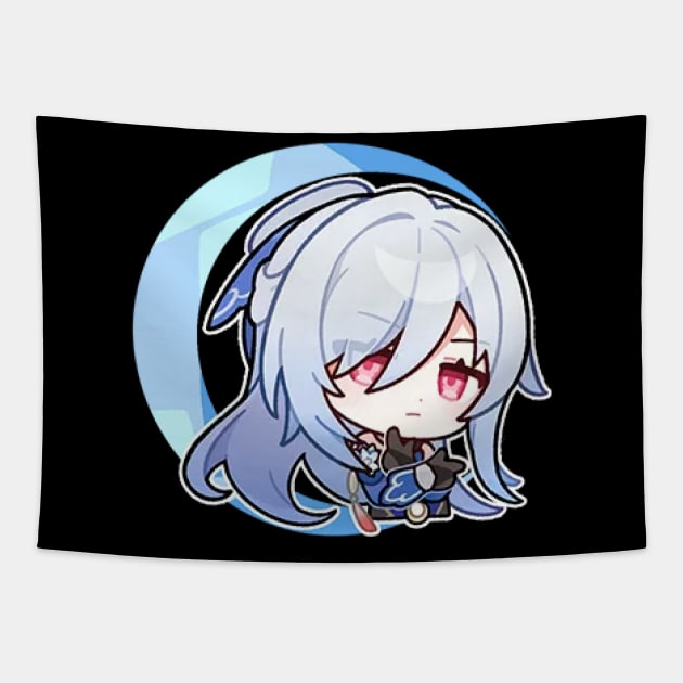 Honkai Star Rail Chibi Jingliu Tapestry by HoyoStan