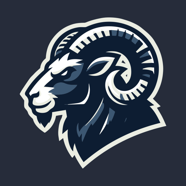 Ram Mascot Football Fan T-Shirt! by CC0hort