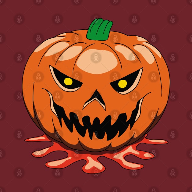 Halloween pumpkin head by TMBTM