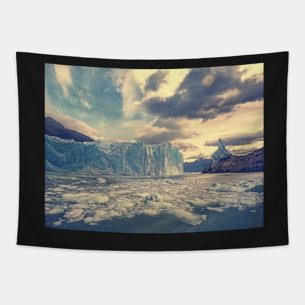 Perito Moreno glacier Tapestry by jmpznz