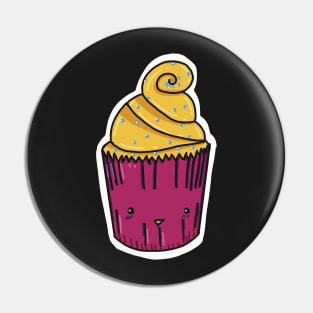 Pansexual Cup Cake Pin