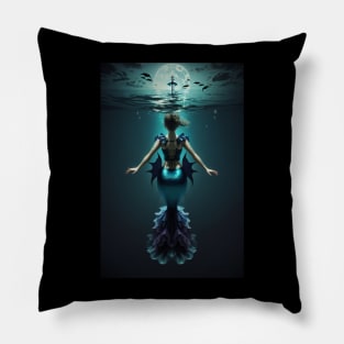 Vampire mermaid Pillow