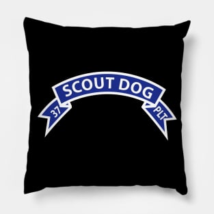 37th Scout Dog Platoon Tab Pillow