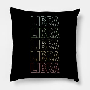 Libra Zodiac Pattern Pillow