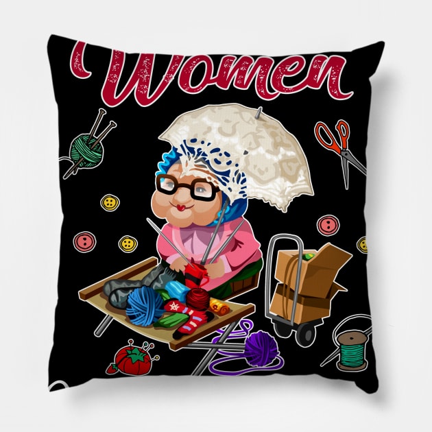 Housework Is For Women Who Don_t know How To Quilt Pillow by Danielsmfbb