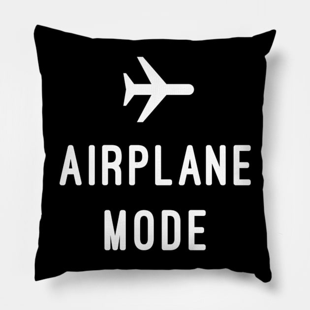 Airplane Mode Shirt Pillow by Namio