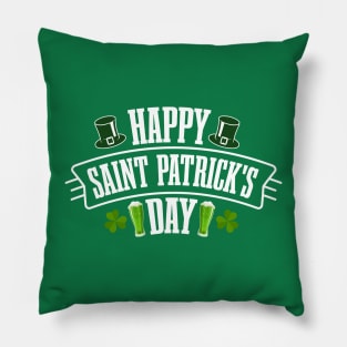 Happy Saint Patrick's Day Tees Pillow