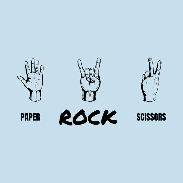 Paper Rock Scissors Rocker heavy metal festival death metal by ELFEINHALB