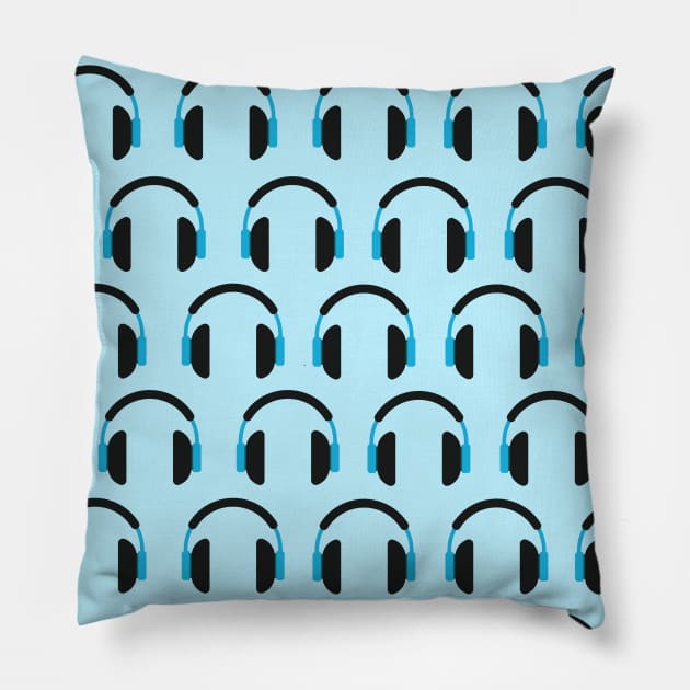 Cool Headphones Pillow by epiclovedesigns