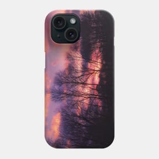 Magical Winter sky Phone Case