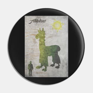 Altiplano - Board Games Design - Movie Poster Style - Board Game Art Pin