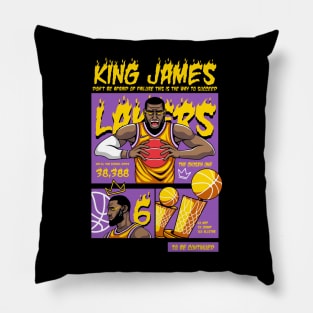 lebron king james Pillow