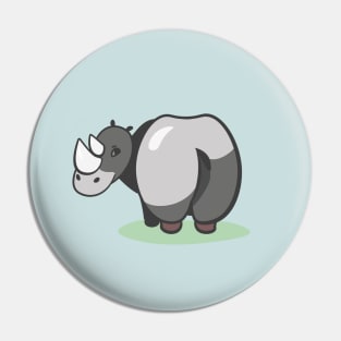 rhinoceros Pin