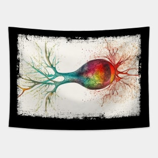 Abstract Human nerve cell Tapestry