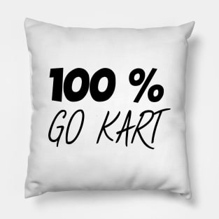 100 % go kart Pillow