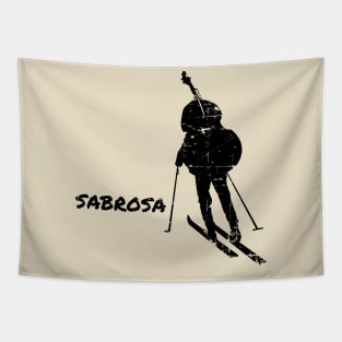 Sabrosa Distressed Black Tapestry