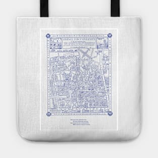 PRINCETON university map NEW JERSEY dorm decor graduate Tote