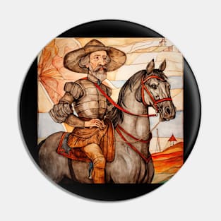 Don Quixote drawing Pin