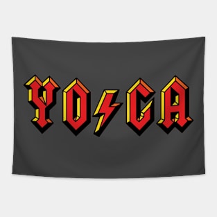 Rock 'n' Roll Yoga Tapestry