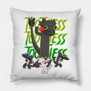 TOOTHLESS DANCE MEME Pillow