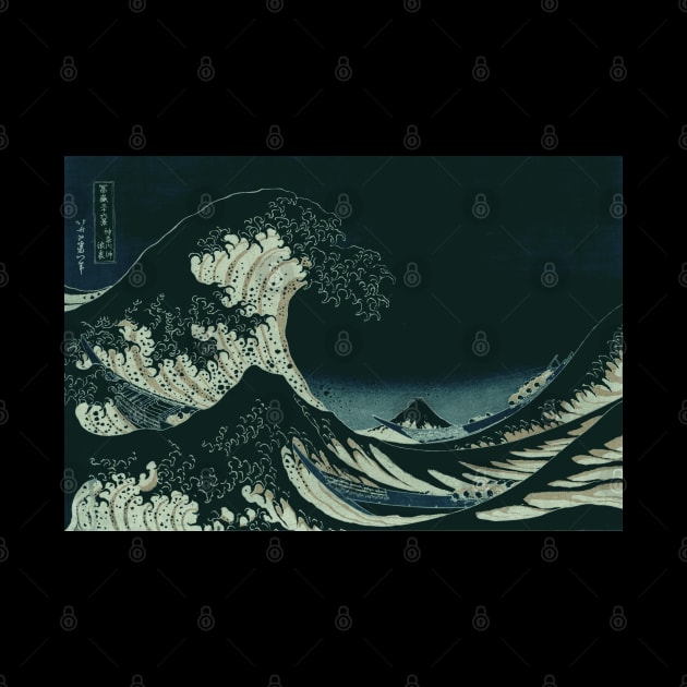 Hokusai Great Wave off Kanagawa at Night by Christine aka stine1