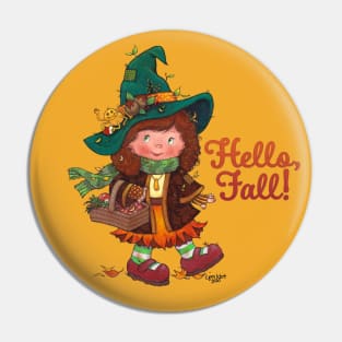 Witch Hazelnut "Hello, Fall!" Pin