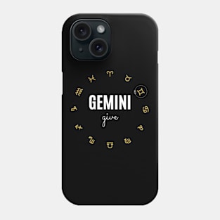 Gemini Zodiac Horoscope Phone Case