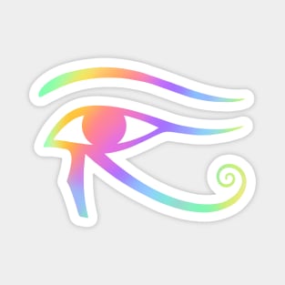 Eye of Horus. Rainbow Holographic colors Magnet