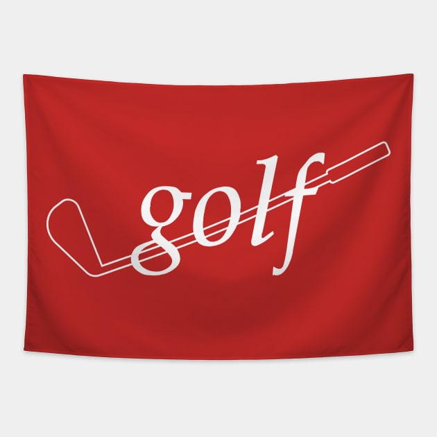 GOLF SWOOSH VINTAGE Tapestry by encip